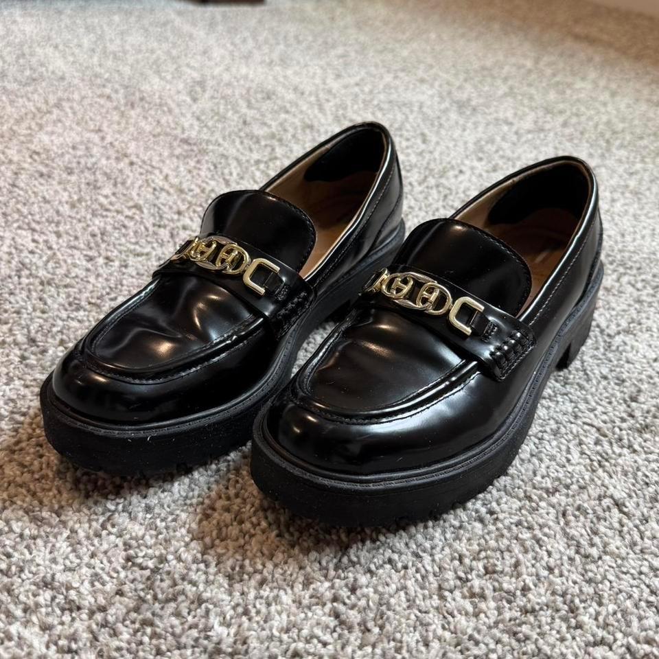 Black Sam Edelman Leather Loafers Fba5
