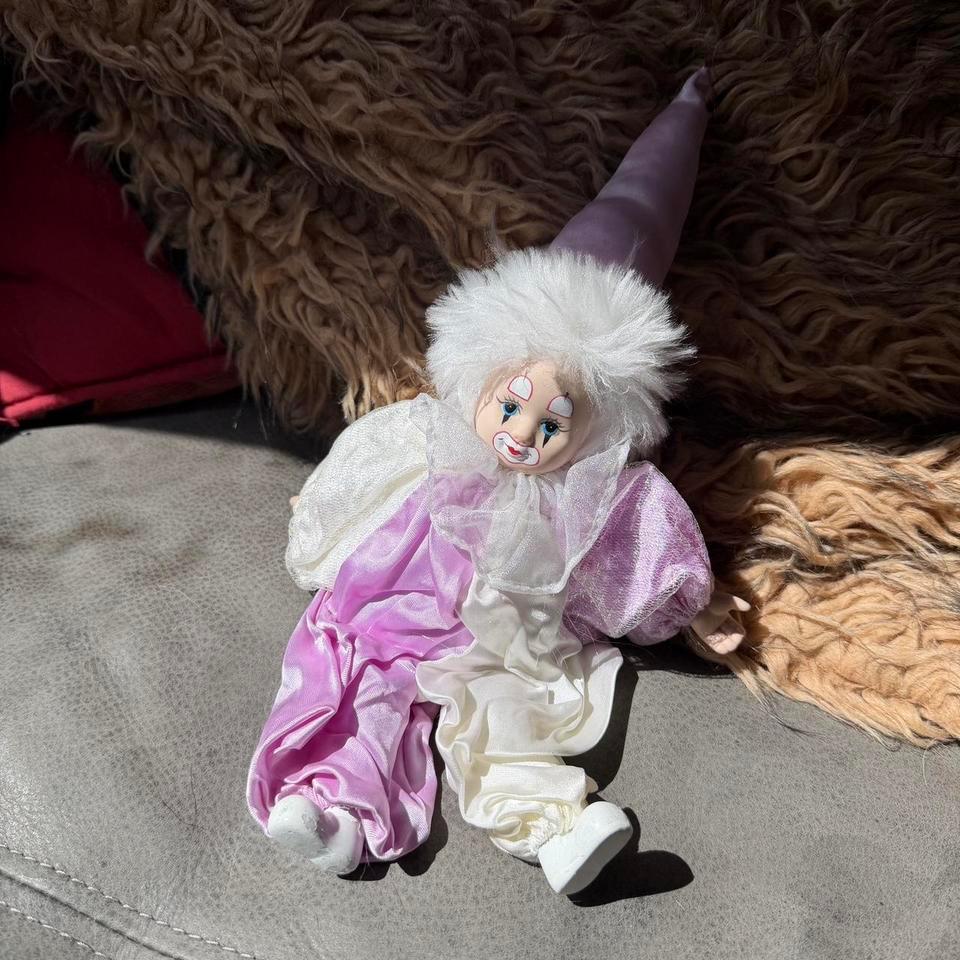 Adorable White And Purple Satin Ff73
