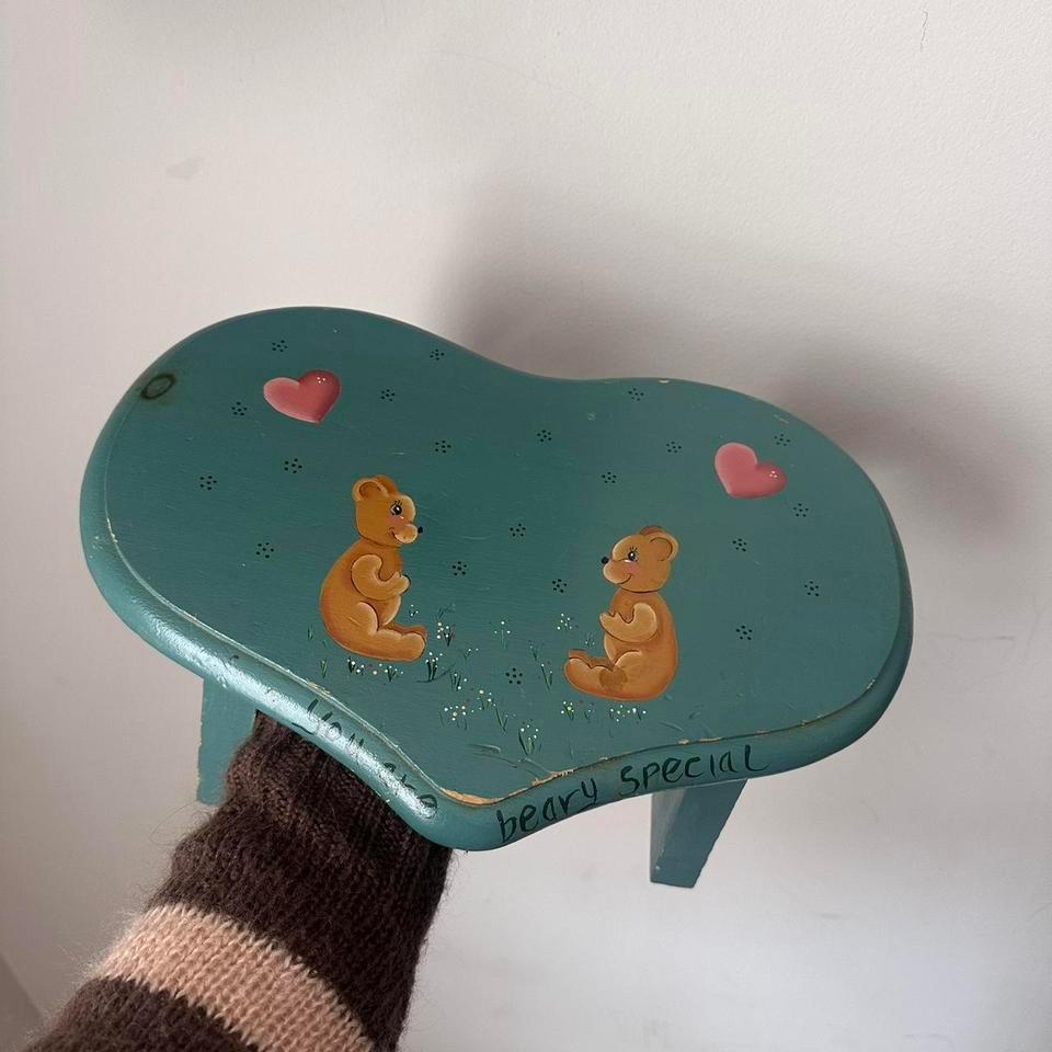 Hand Painted Wooden Small Decor C3bd