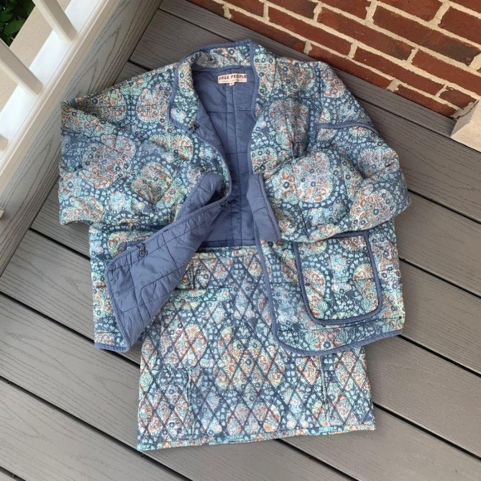 Free People Chloe Floral Jacket