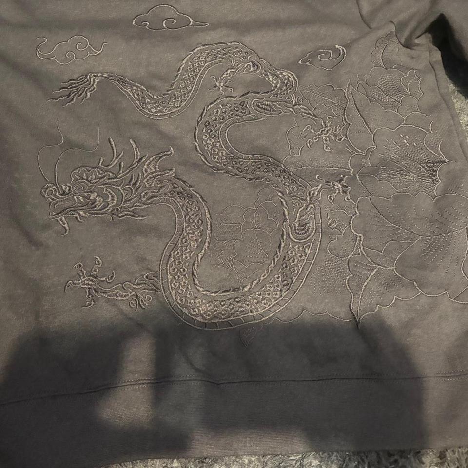 Blind Rooster Grey Dragon Sweatshirt 6c98 2