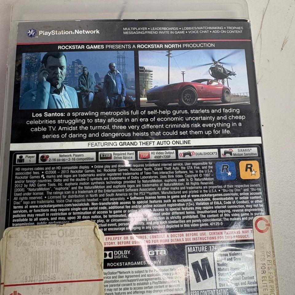 Grand Theft Auto V Ps3 4