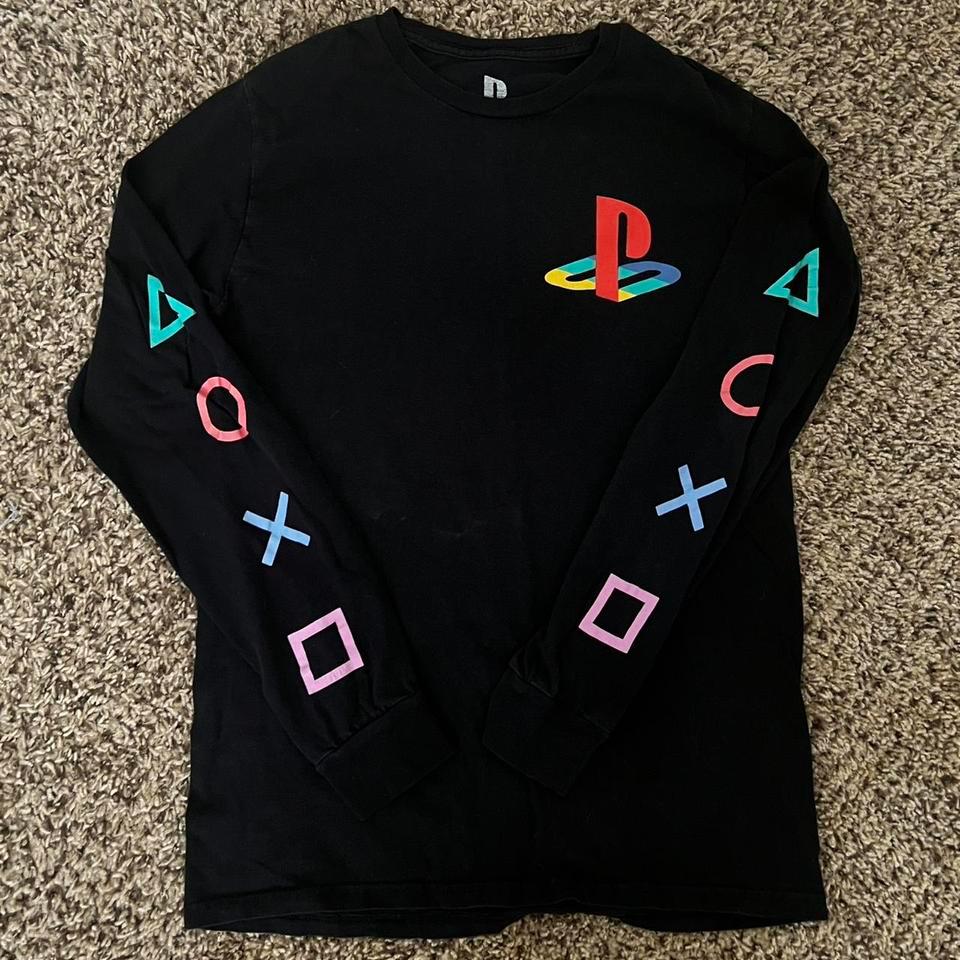 Black Playstation Long Sleeve Shirt 266e