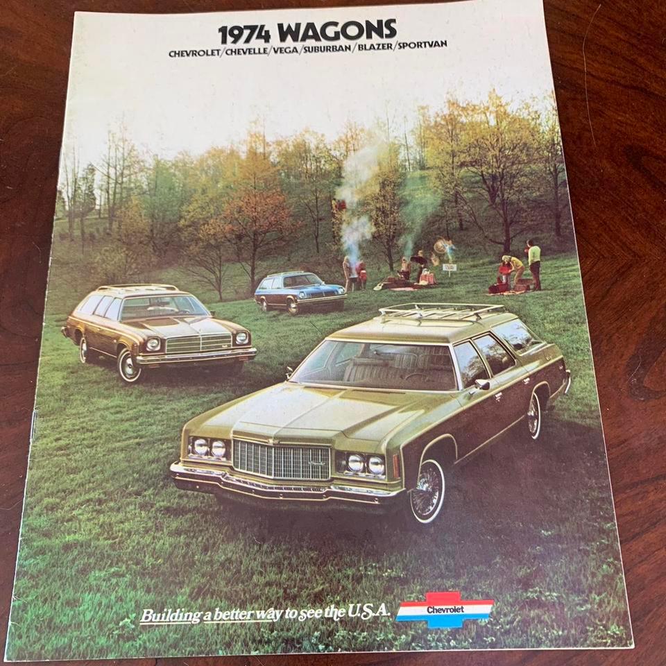 1974 Wagons Chevrolet Sales Brochure