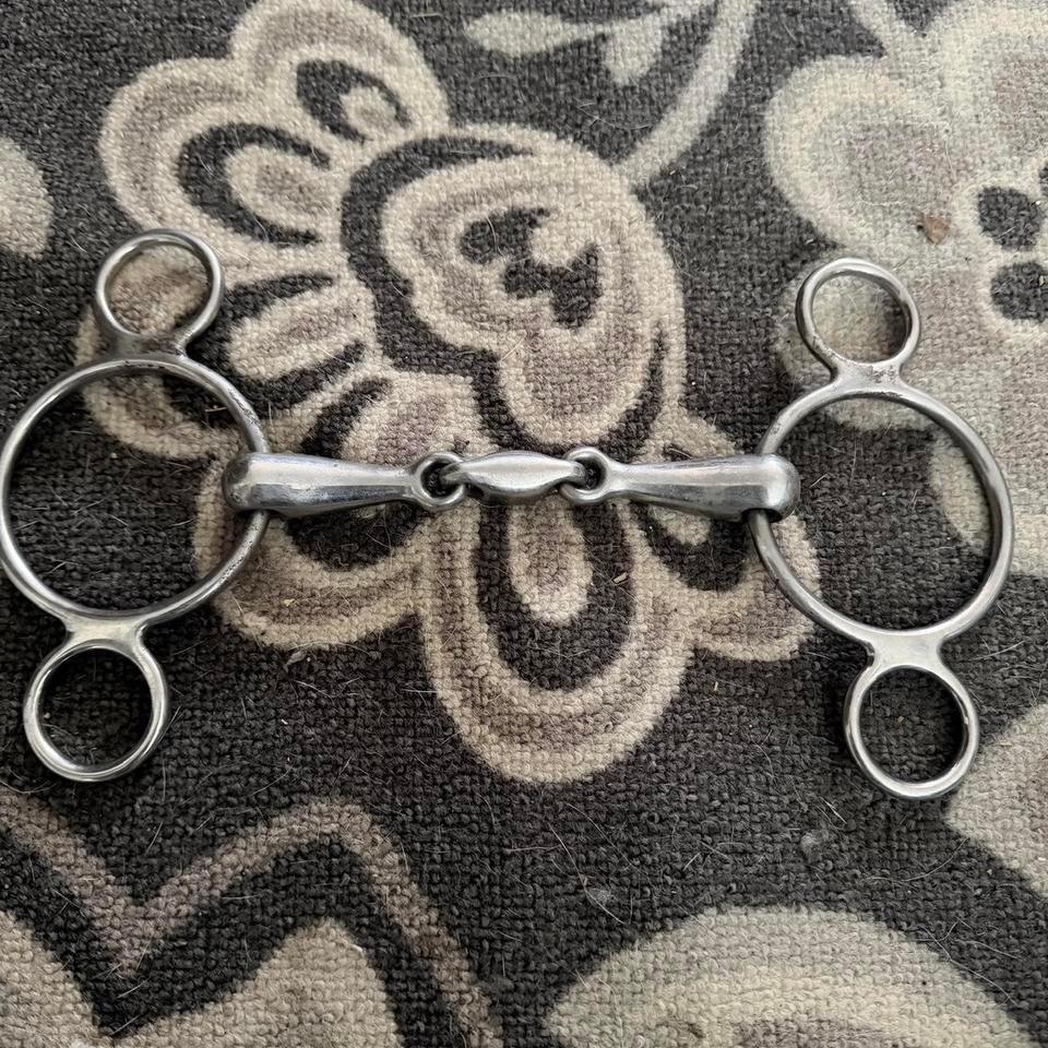 Silver Leverage Bit With Rings 34e6