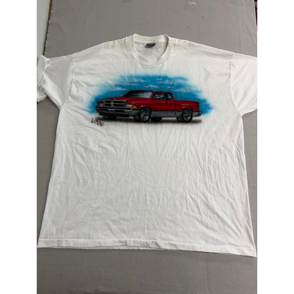 Vintage Red Dodge Ram Truck 97a2