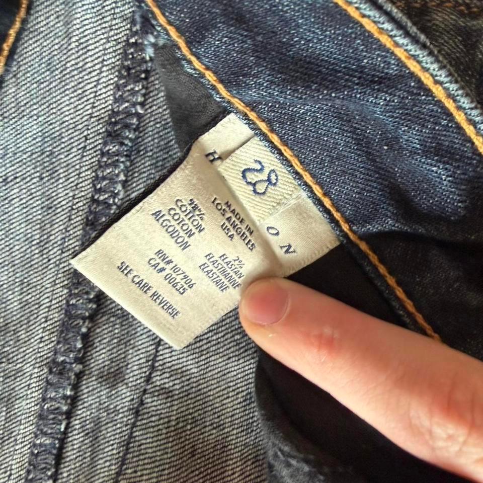 Hudson Blue Denim Low Rise B54c 3