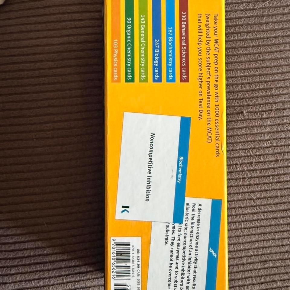 Kaplan Mcat Flashcards Missing 8b00 4