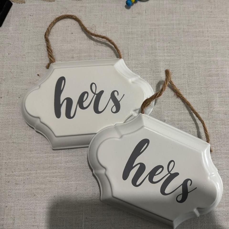 Hers Chair Sign Farmhouse Rustic