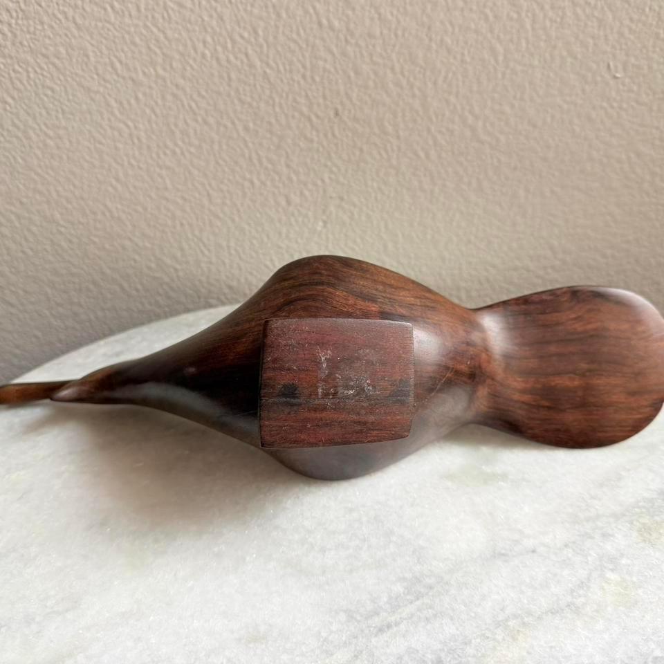 Vintage Unique Hand Carved Ironwood F5d6 5