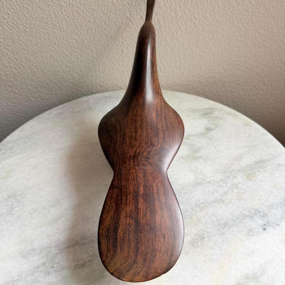Vintage Unique Hand Carved Ironwood F5d6 3