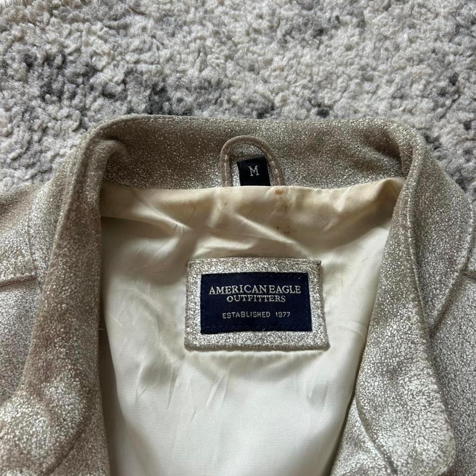 American Eagle Silver Faux Leather 70ac 2
