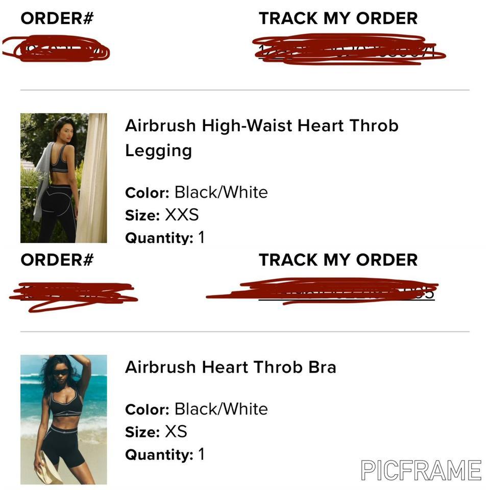 Alo Yoga Set Airbrush Heart 8