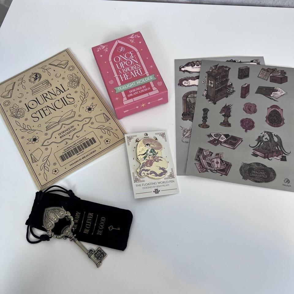 Fairyloot Bookish Collectibles Lot Enamel 8aa1