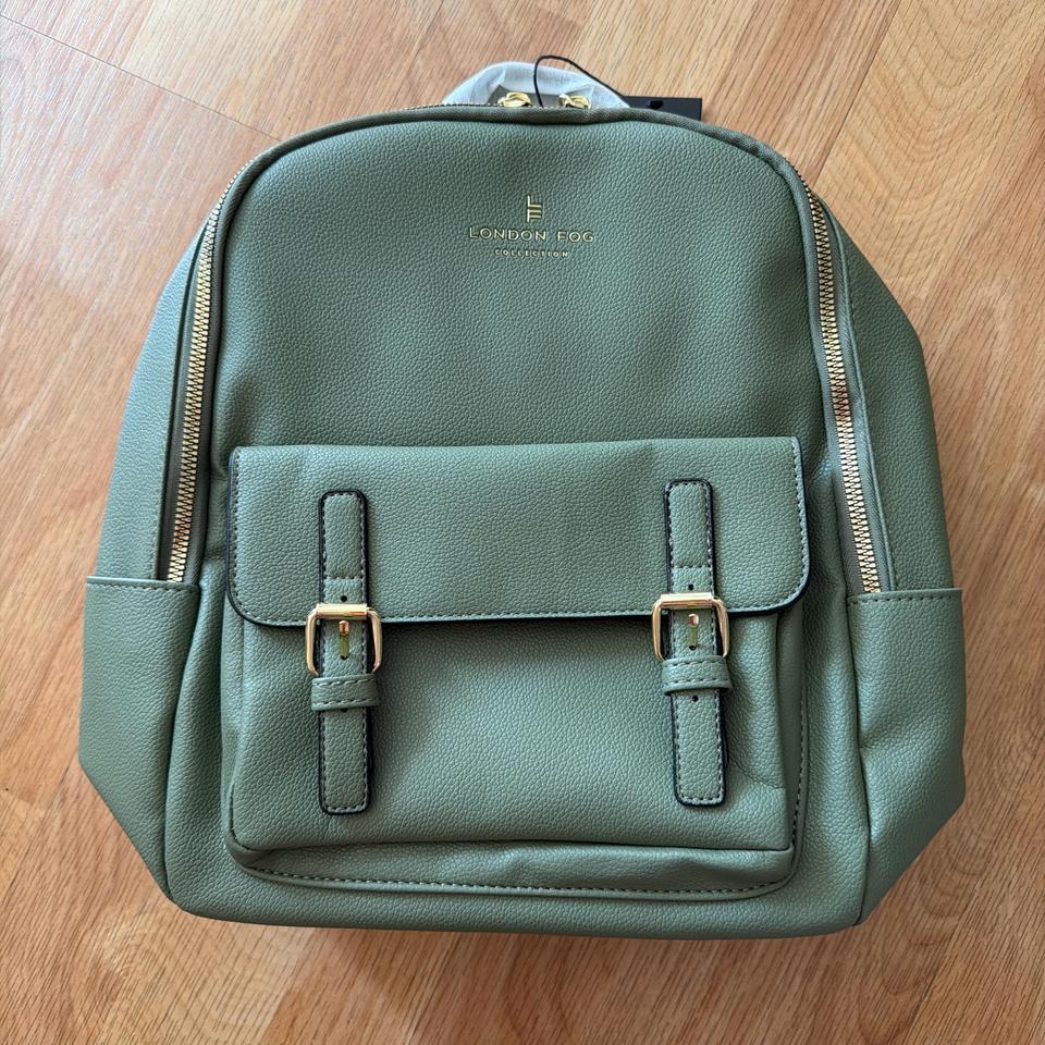 London Fog Olive Green Backpack E912 2