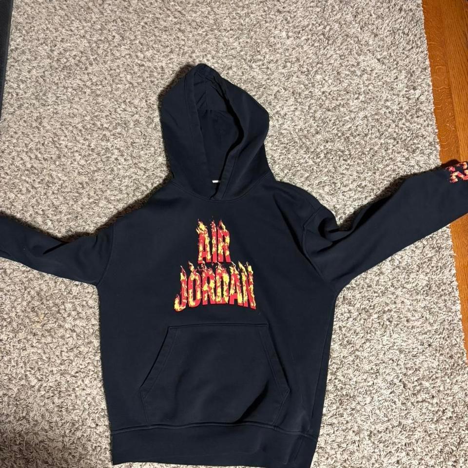 Jordan Black And Red Hoodie 8534