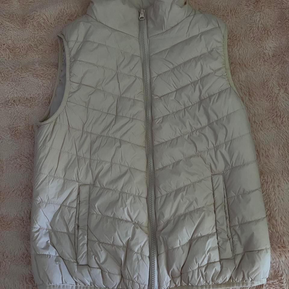 Lightweight White Puffer Vest