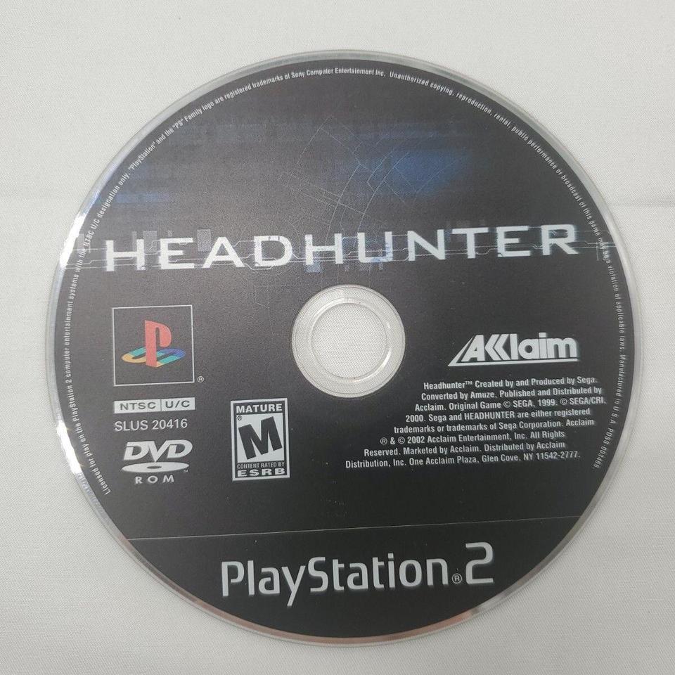 Headhunter Playstation 2 Ps2 W 8843 2