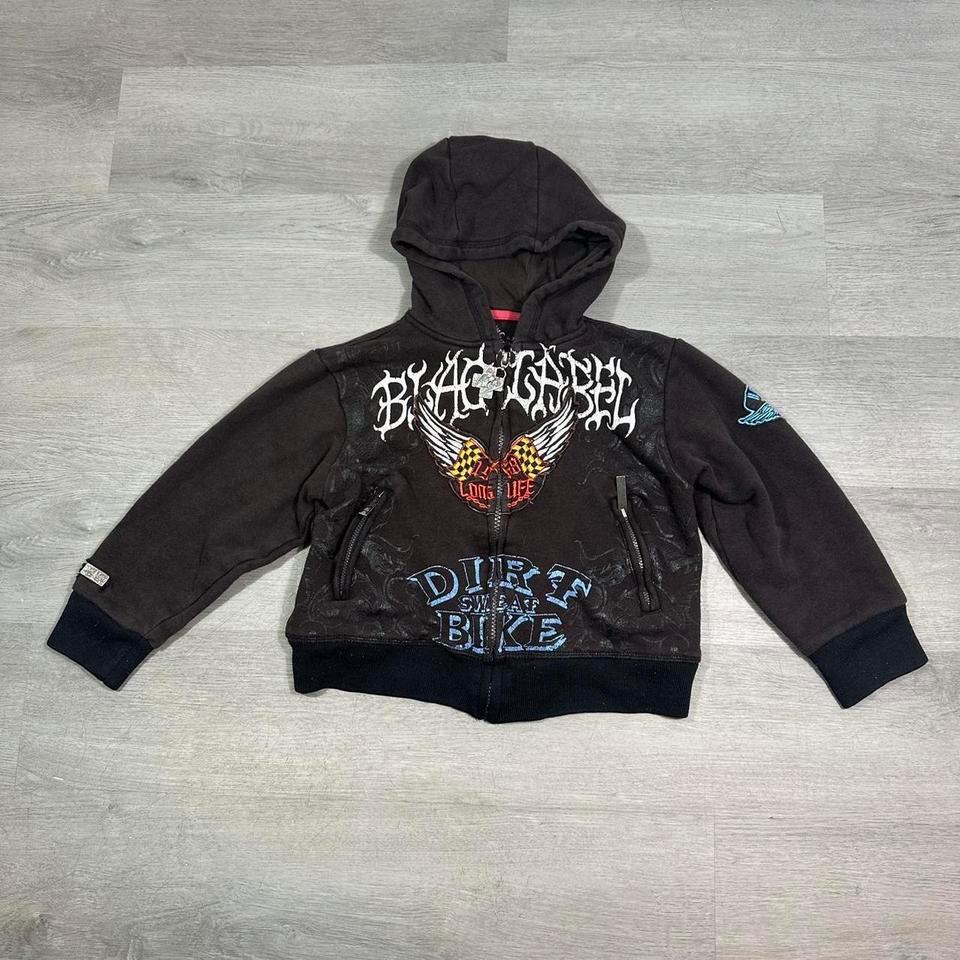 Black Label Y2k Hoodie Kids 4da7