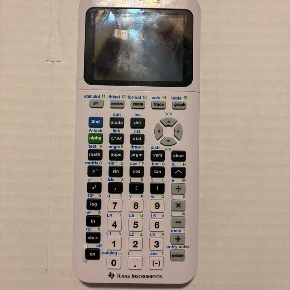 Ti 84 Plus Ce White Calculator B446 4