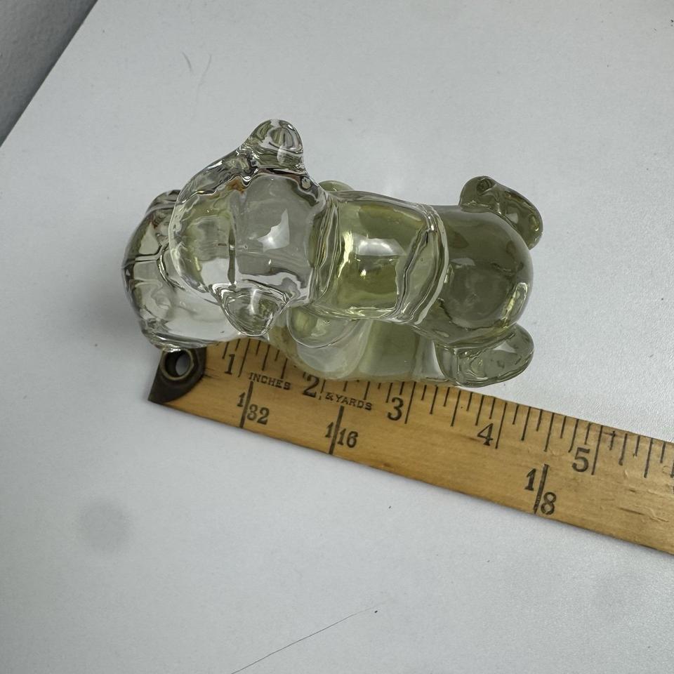 Vtg Clear Art Glass Mama Ea50 7