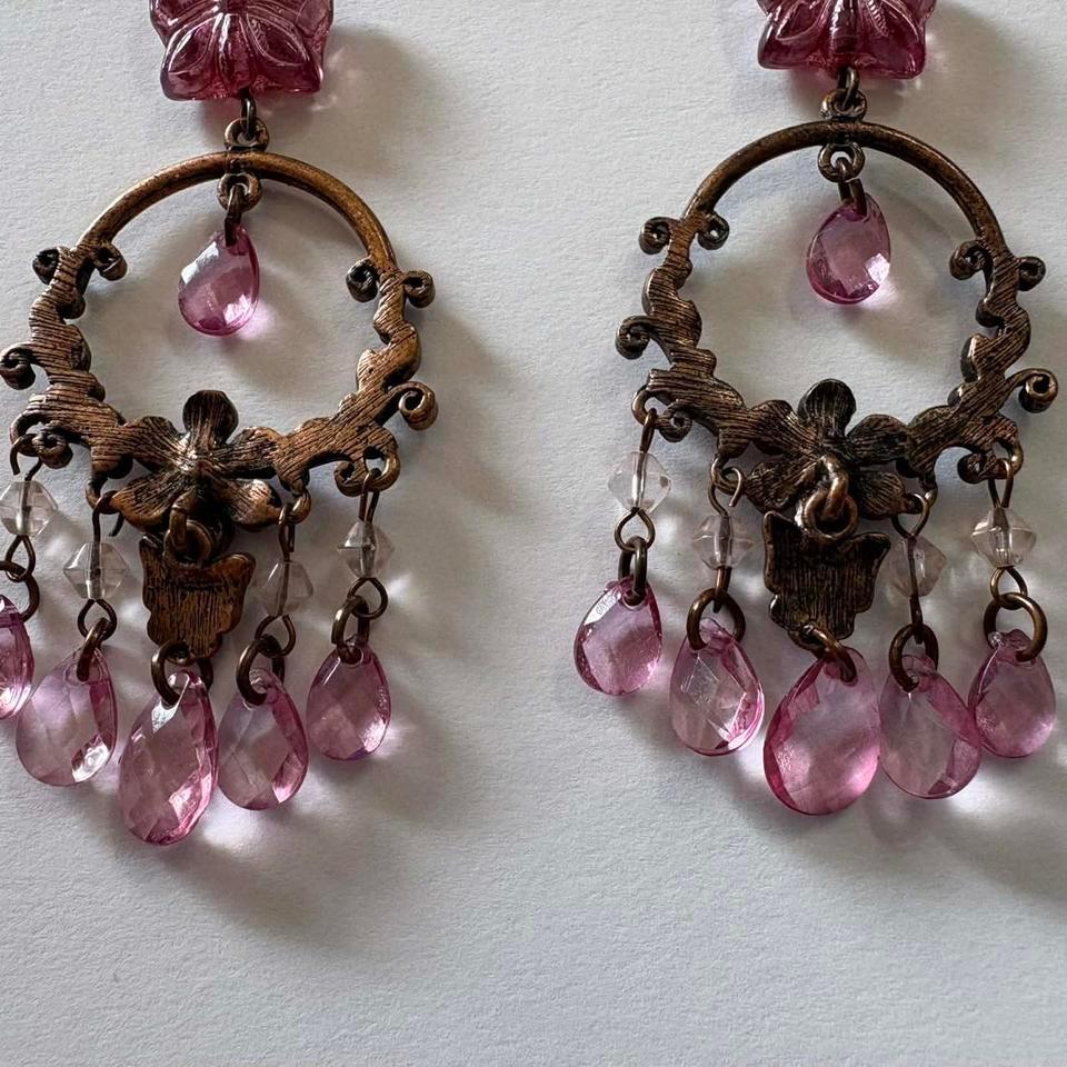 Pink And Purple Butterfly Chandelier Eeac 3