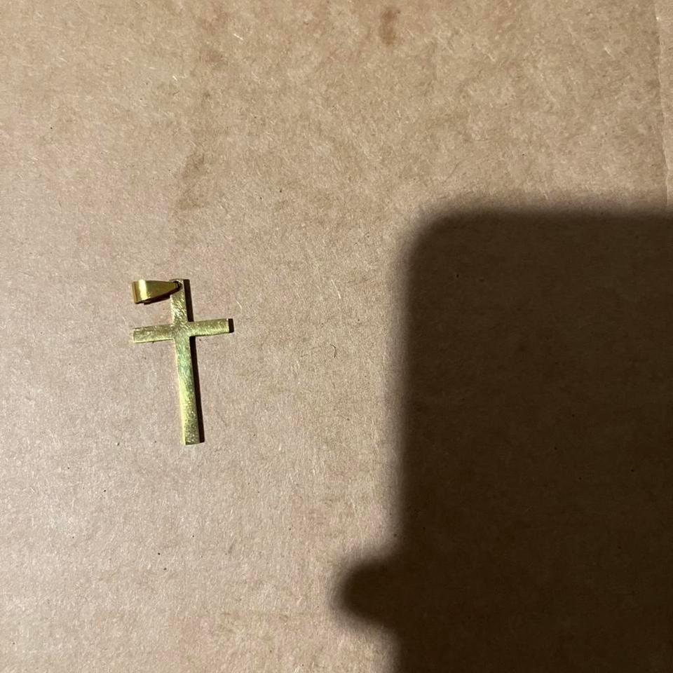 Gold Cross Pendant With Chain Ec7d