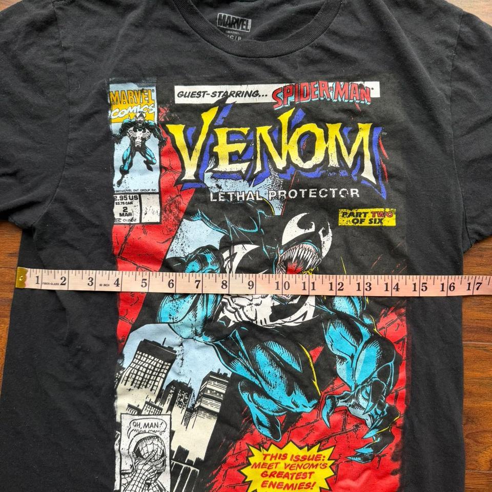 Black Marvel Venom Graphic Tee C69a 4