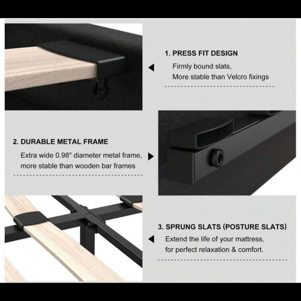 Queen Size Bed Frame Queen F52b 3