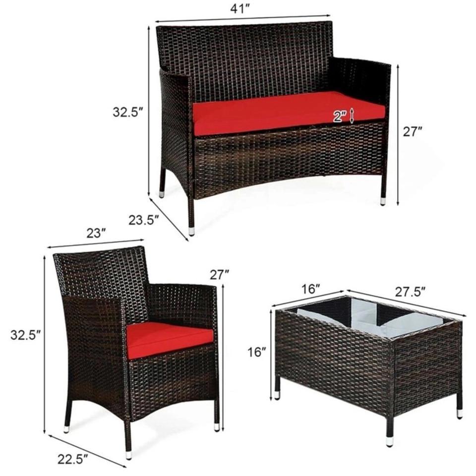 Patio Furniture Patio Furniture Set 9496 4