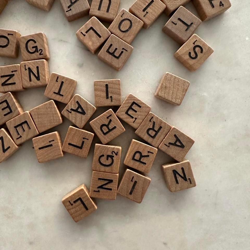 Wooden Mini Scrabble Tiles See E9c5 4