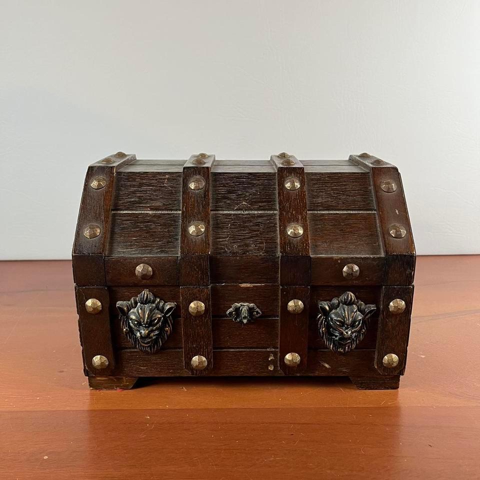 Vintage Mcm Wood Pirate Lions 91d5