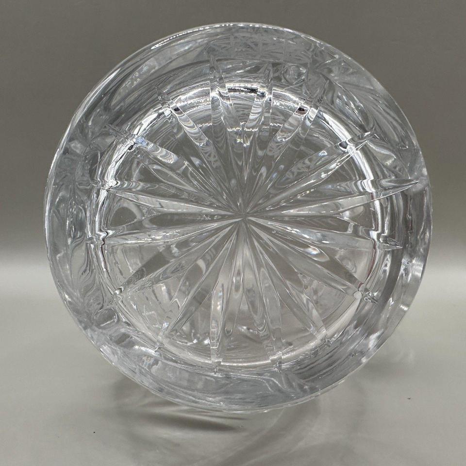 Vintage Clear Cut Crystal Pitcher B742 5