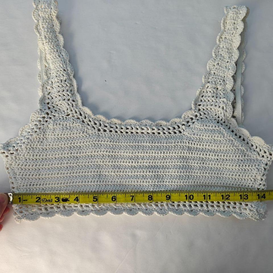 Crochet Bikini Top Scalloped Trim 4bf0 2