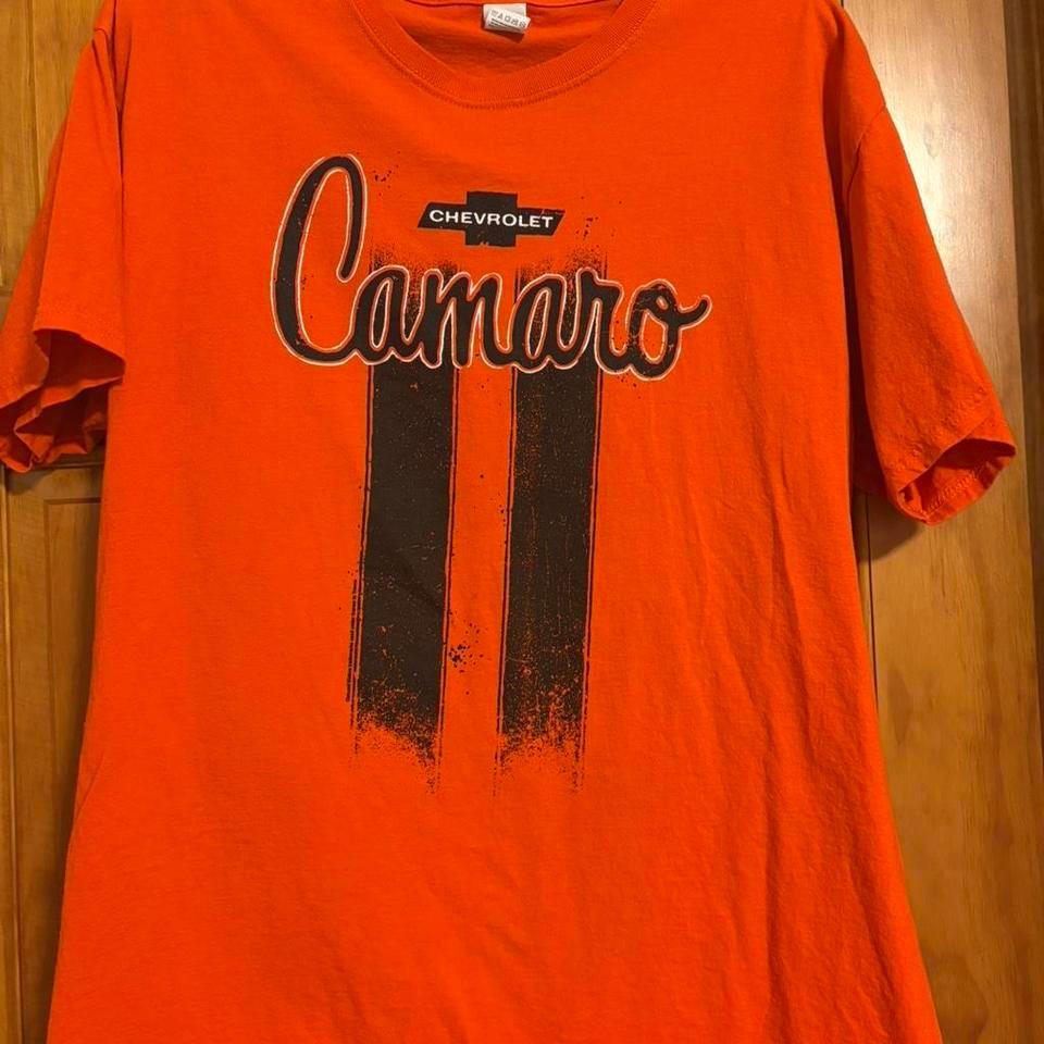 Orange Camaro Tee Size L A6e0