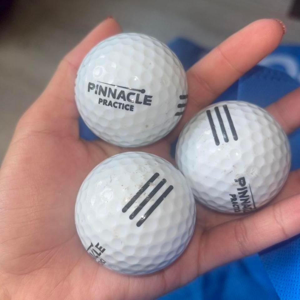50 Pinnacle Practice White Golf 8391 2