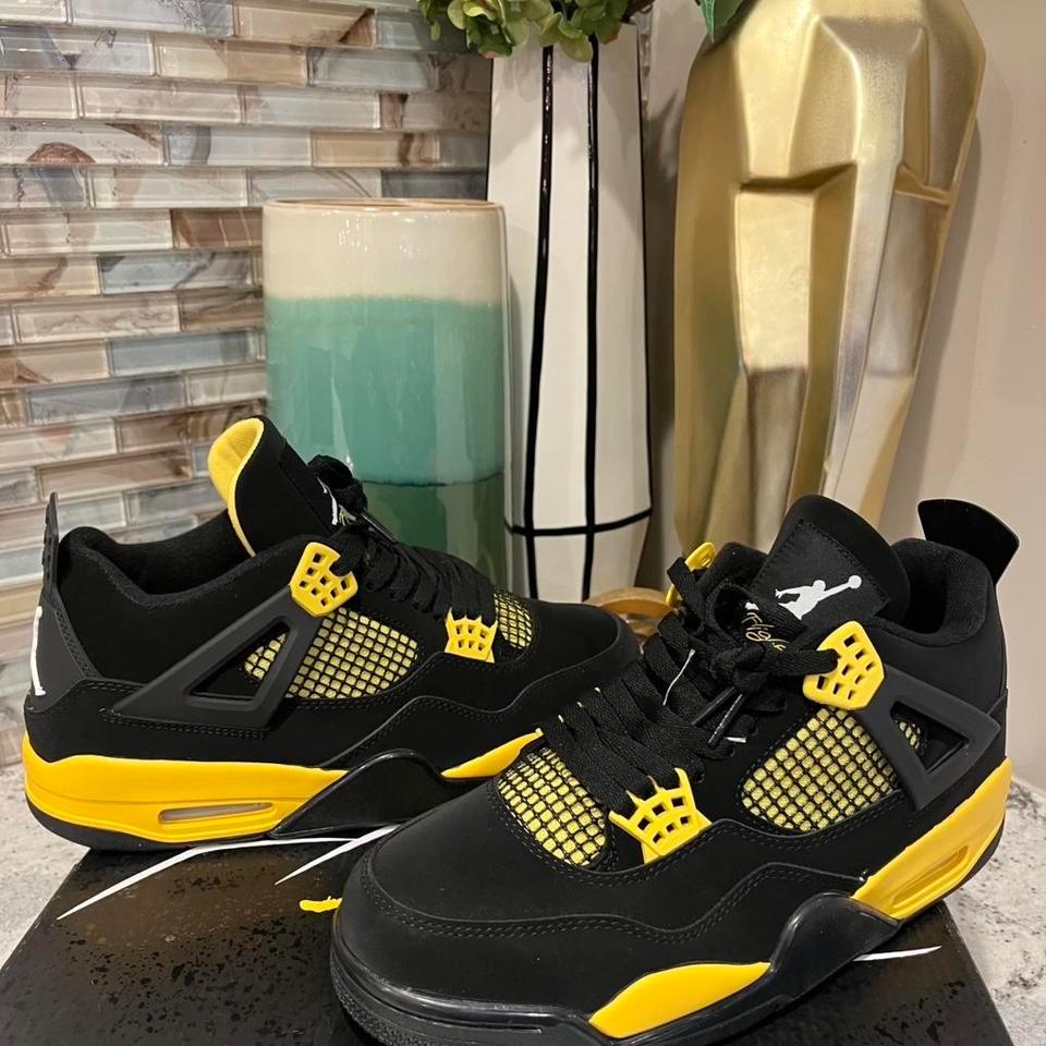 New Air Jordan 4 Yellow E95b