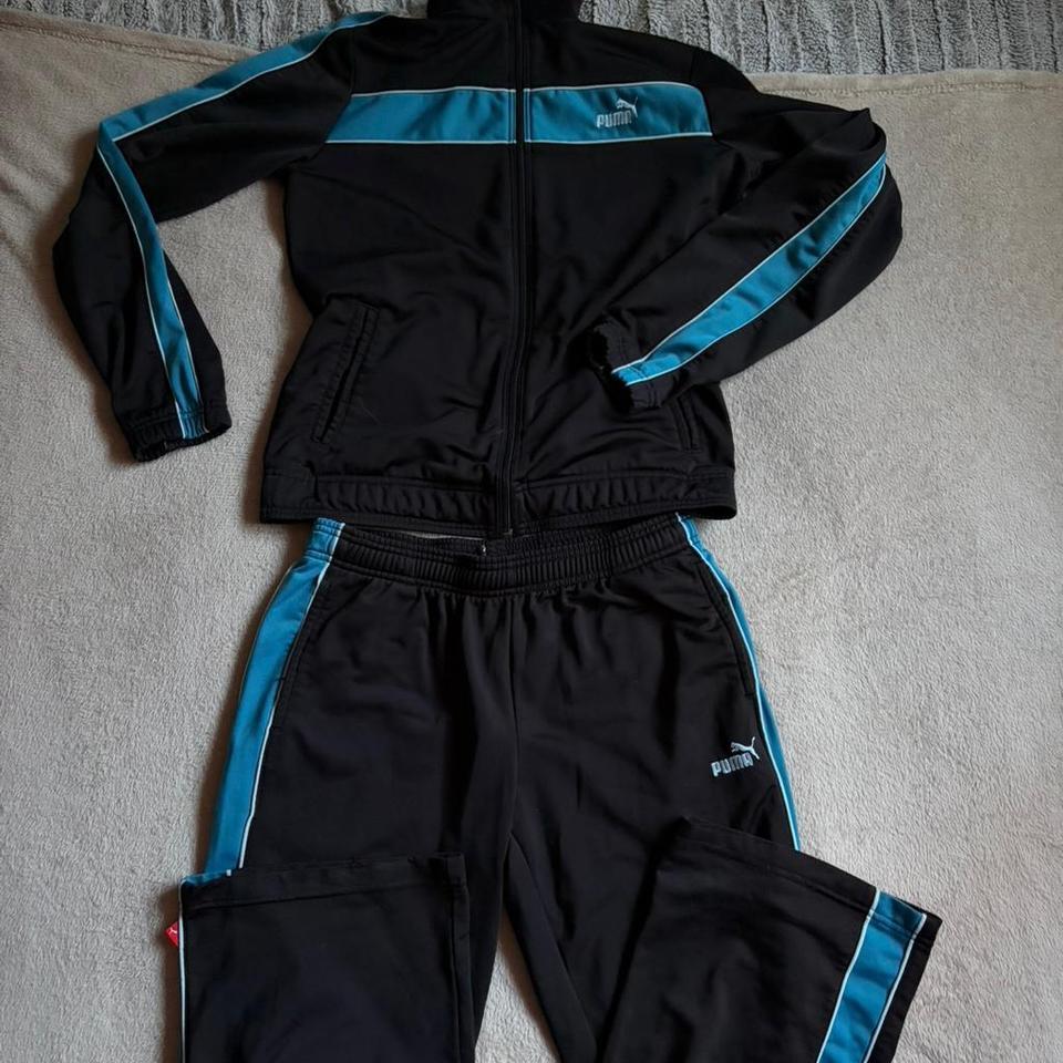 Black Vintage Puma Y2k Tracksuit E0d3