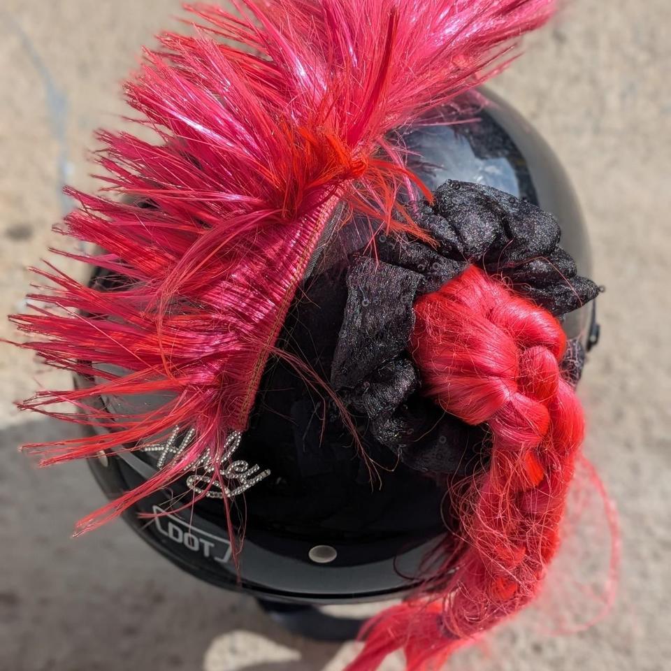 Pink And Black Punk Inspired Mohawk 20c7