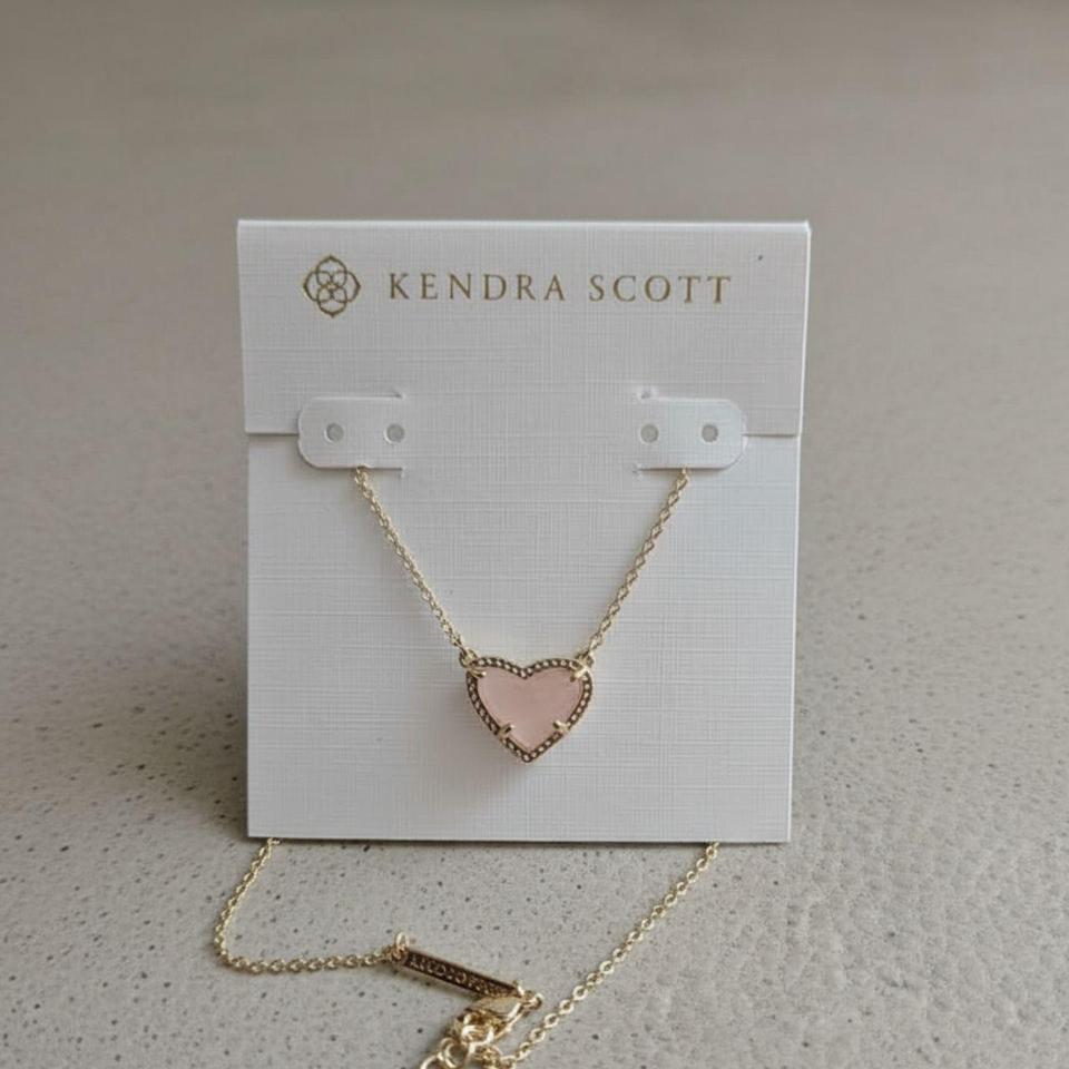 Kendra Scott Ari Heart Gold 7cc1