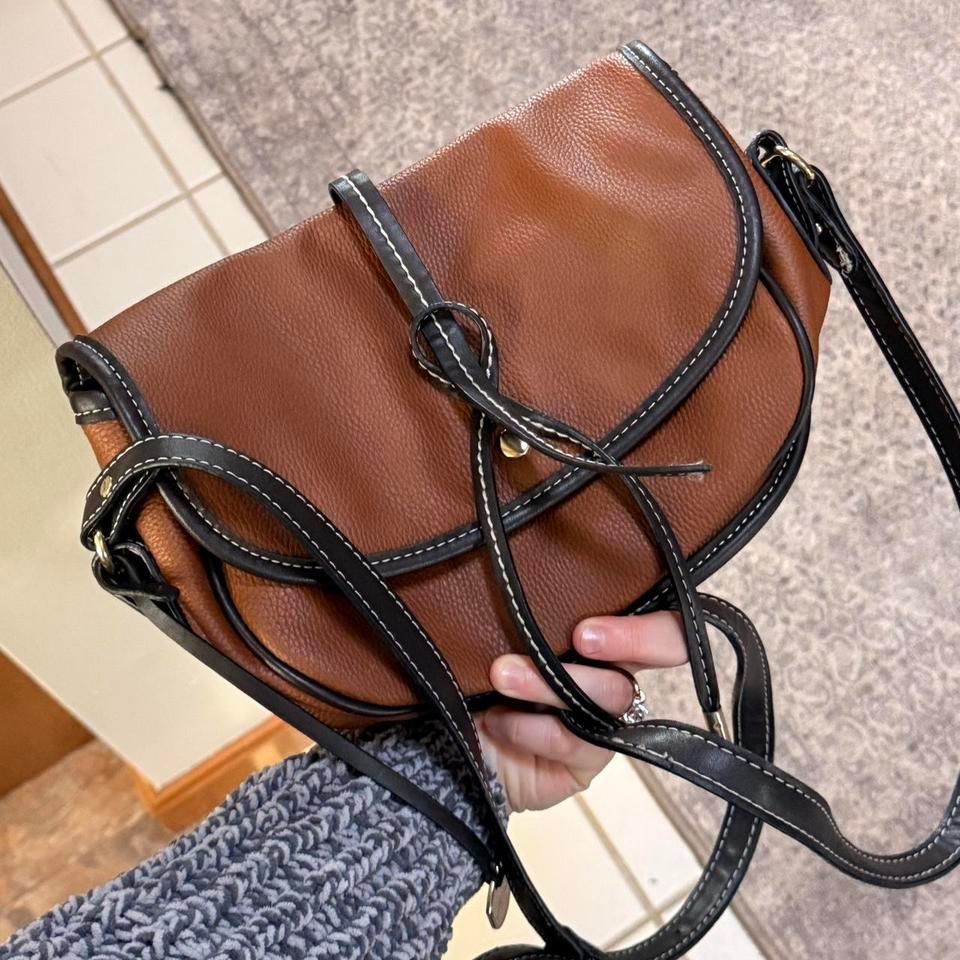 London Fog Brown Leather Saddle Fdfd