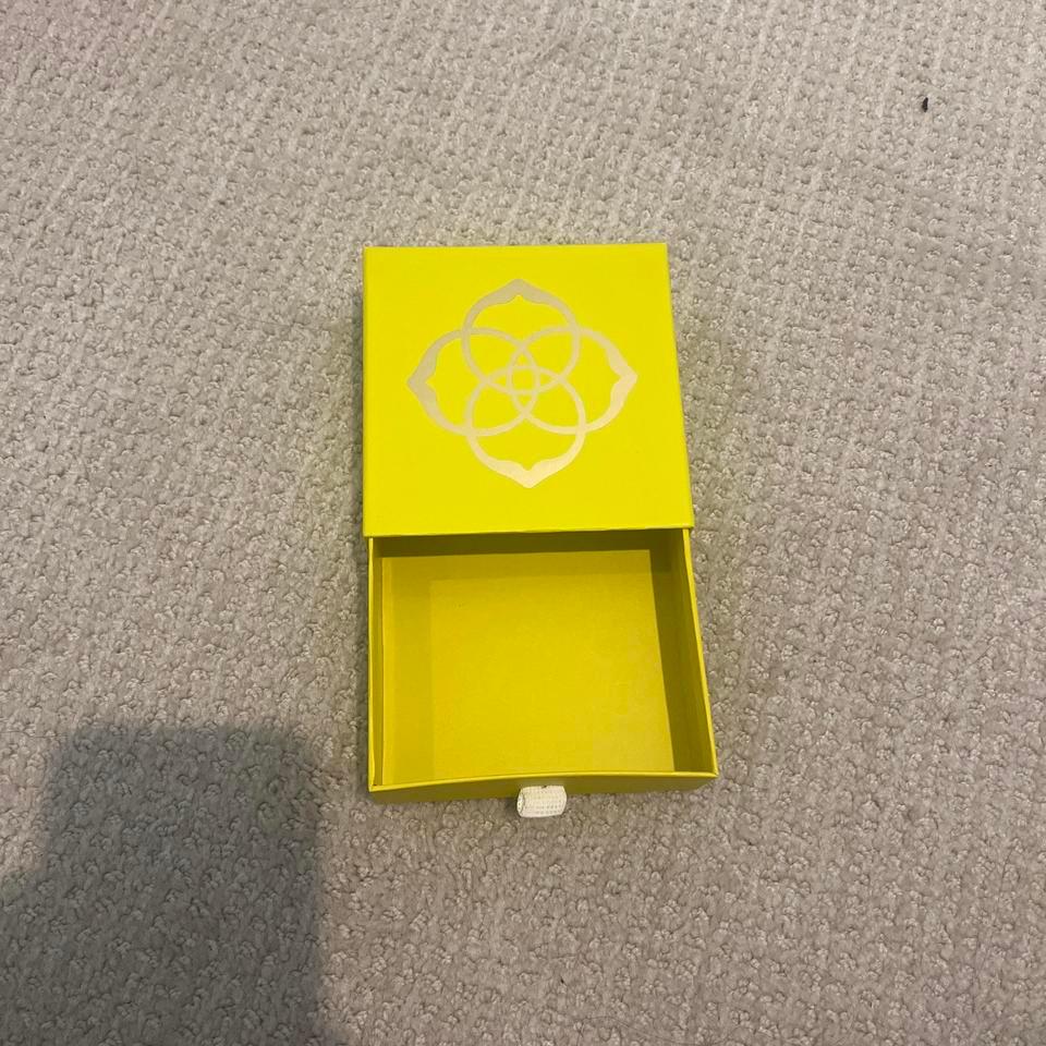 Yellow Empty Kendra Scott Box 3a48