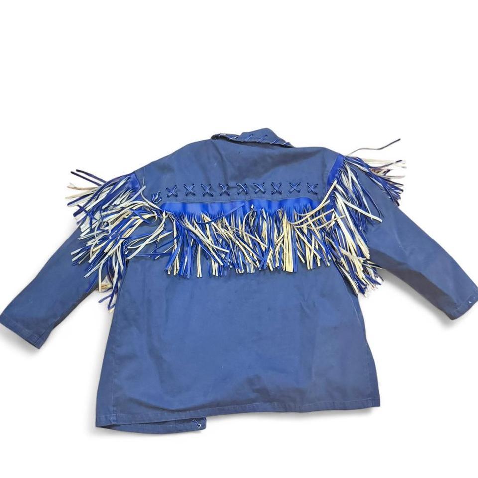 Lattice Fringe Denim Jacket In 6