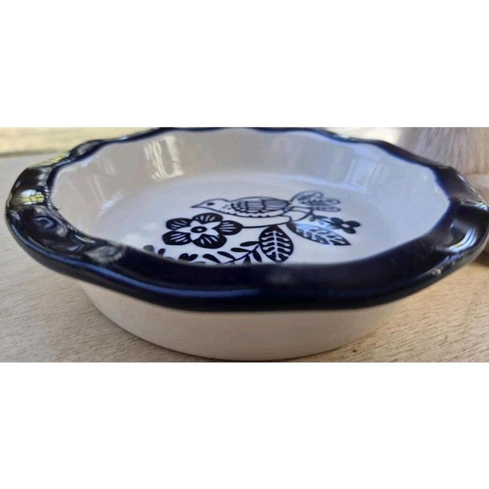 Gradina Saucer Fluted Tartlet Blue D700 5