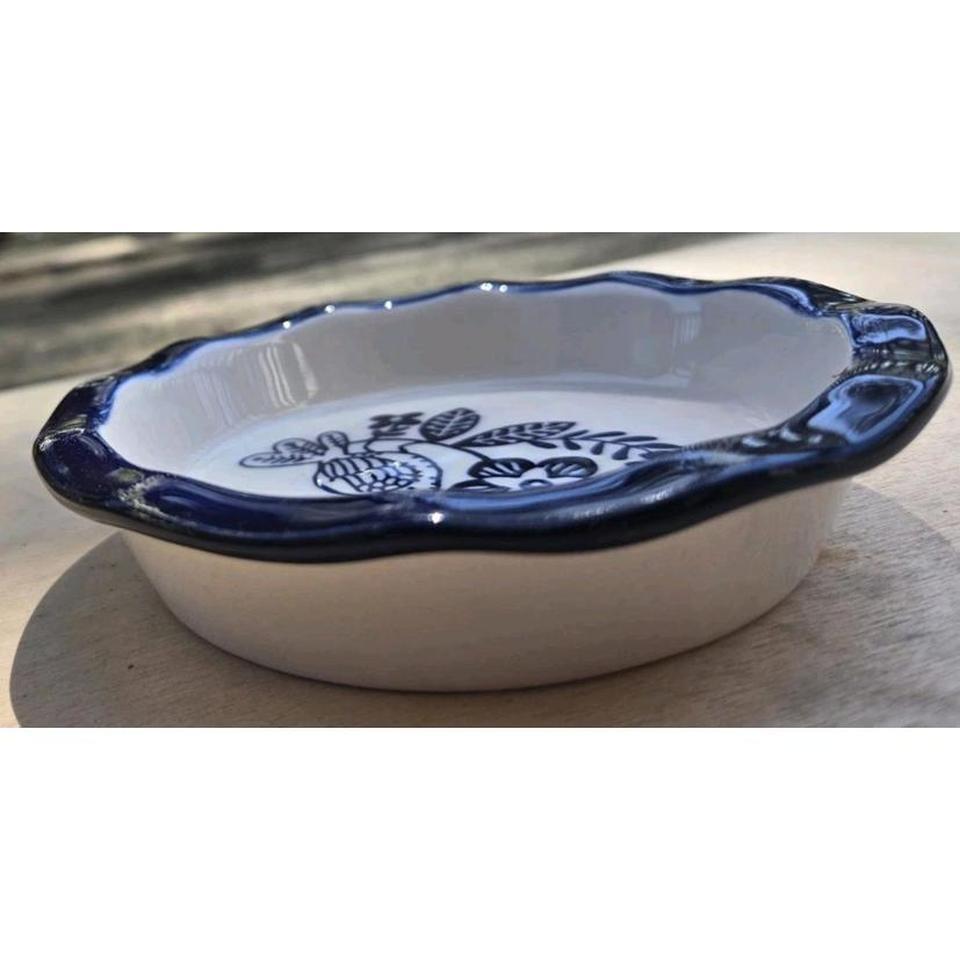 Gradina Saucer Fluted Tartlet Blue D700 6