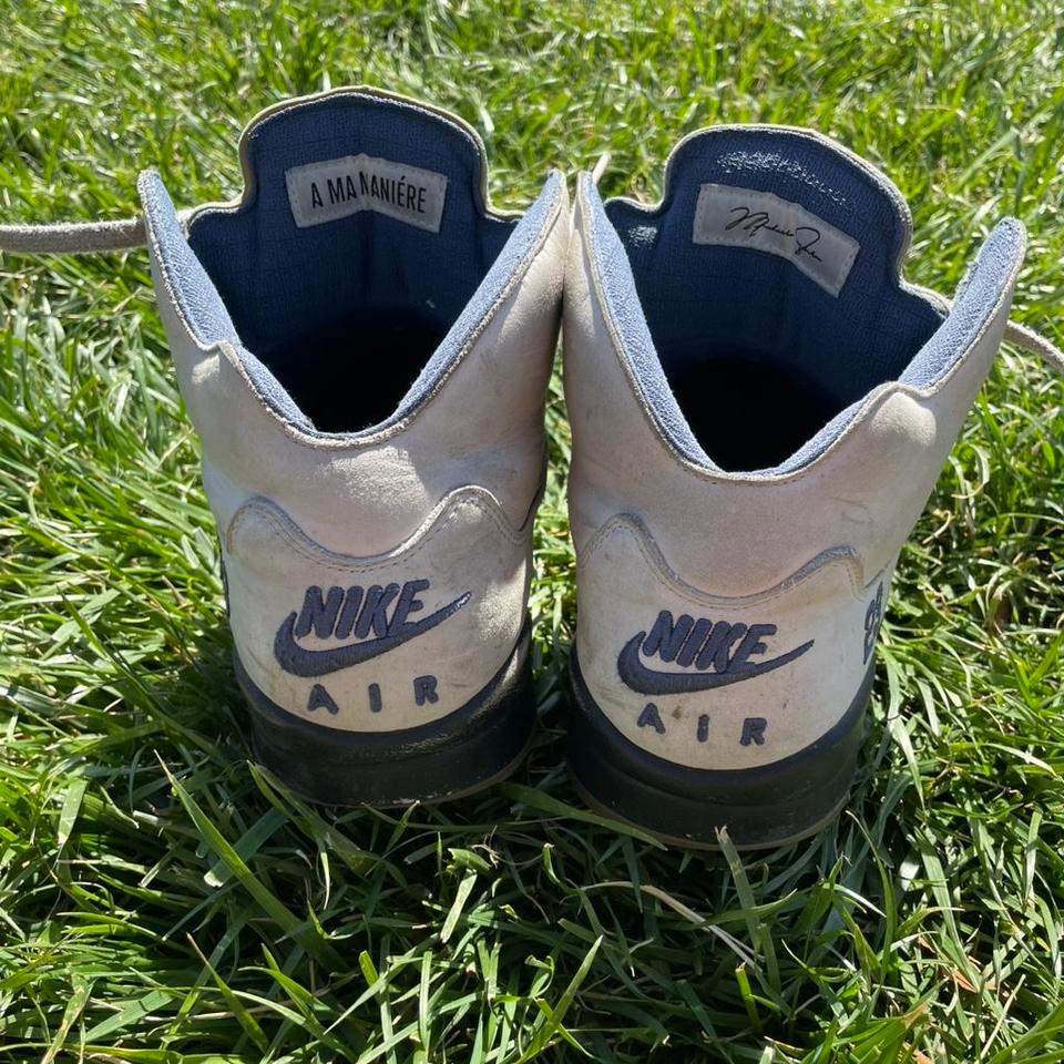 White And Blue Jordan X 75e1 4