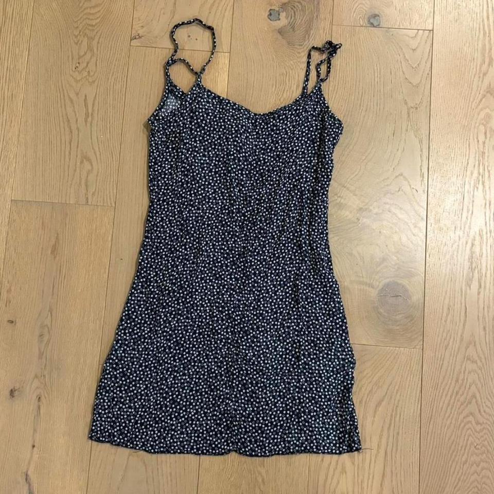 Navy And White Mini Dress 62f0 3
