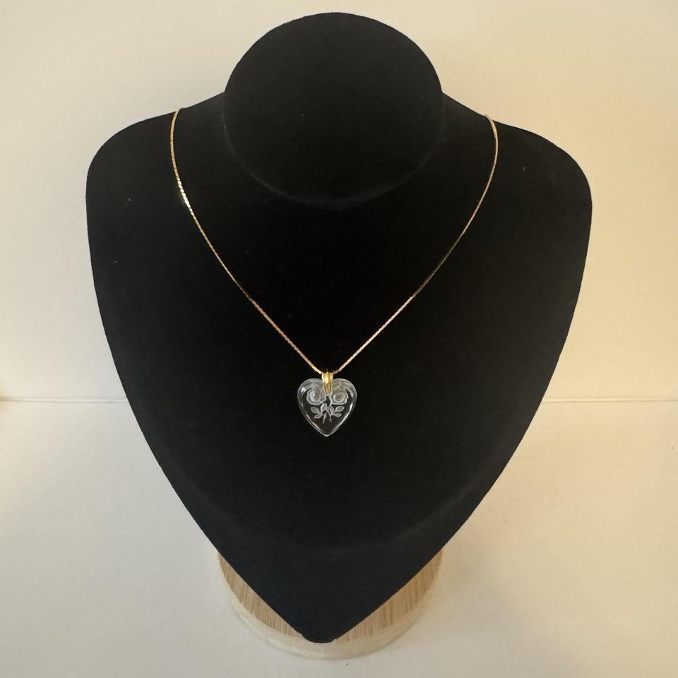 Vintage Napier Heart Pendant Necklace