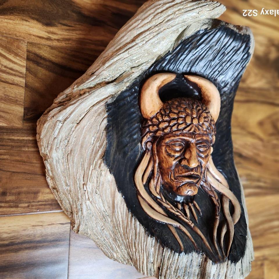 Native American Sculpture Warrior This 2