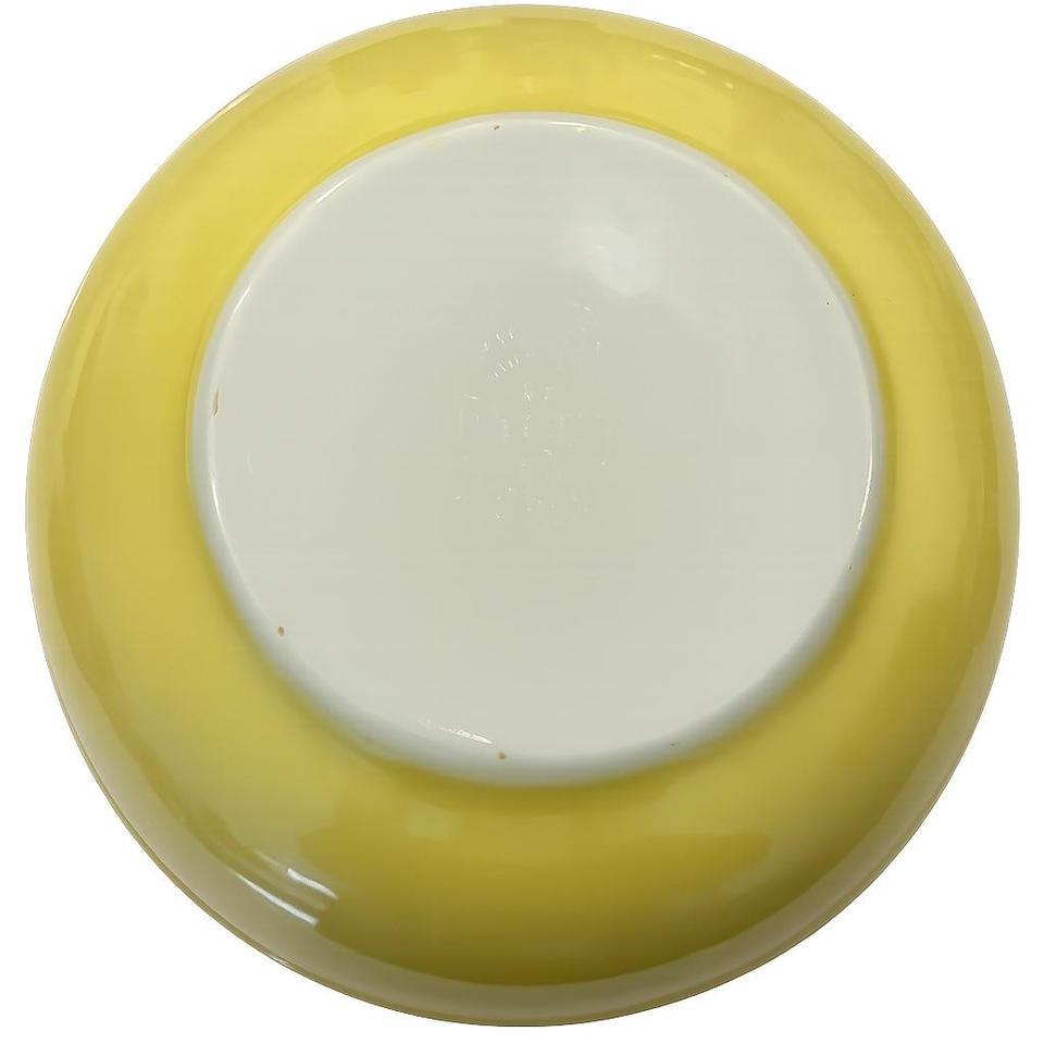 Vintage Pyrex 404 Primary Yellow Bb43 4